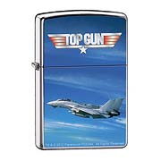 Top Gun F14A Tomcat High Polished Chrome Zippo Lighter
